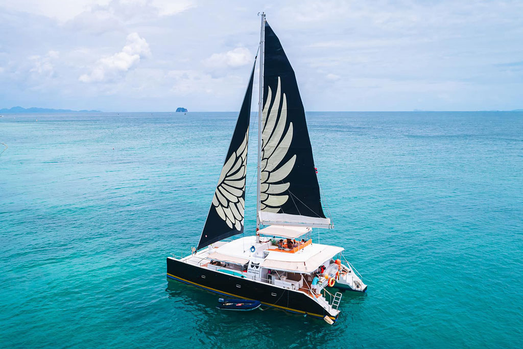 55 ft sailing catamaran