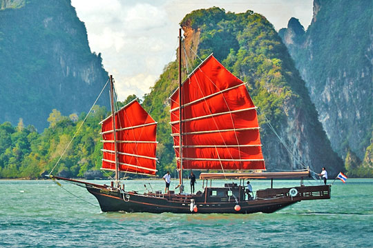 June Bahtra Sailing Junk